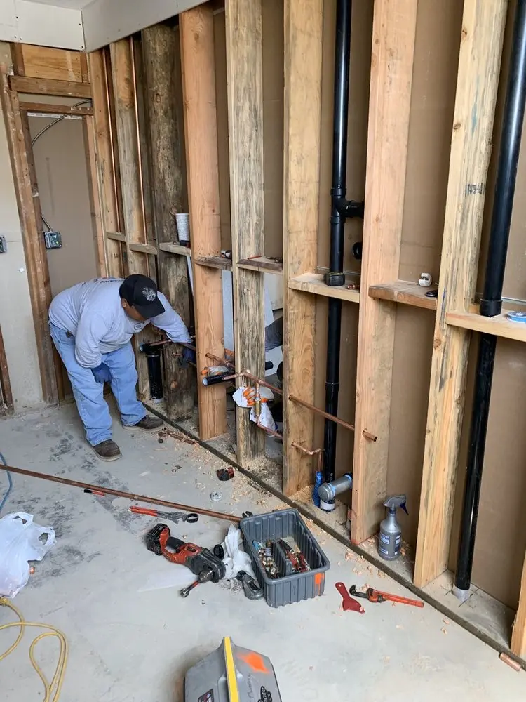 Commercial rough-in plumbing for Commercial Plumbing in Dellwood